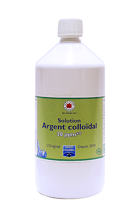 ARGENT COLLOÏDAL 20 PPM 1 L certifiée naturelle