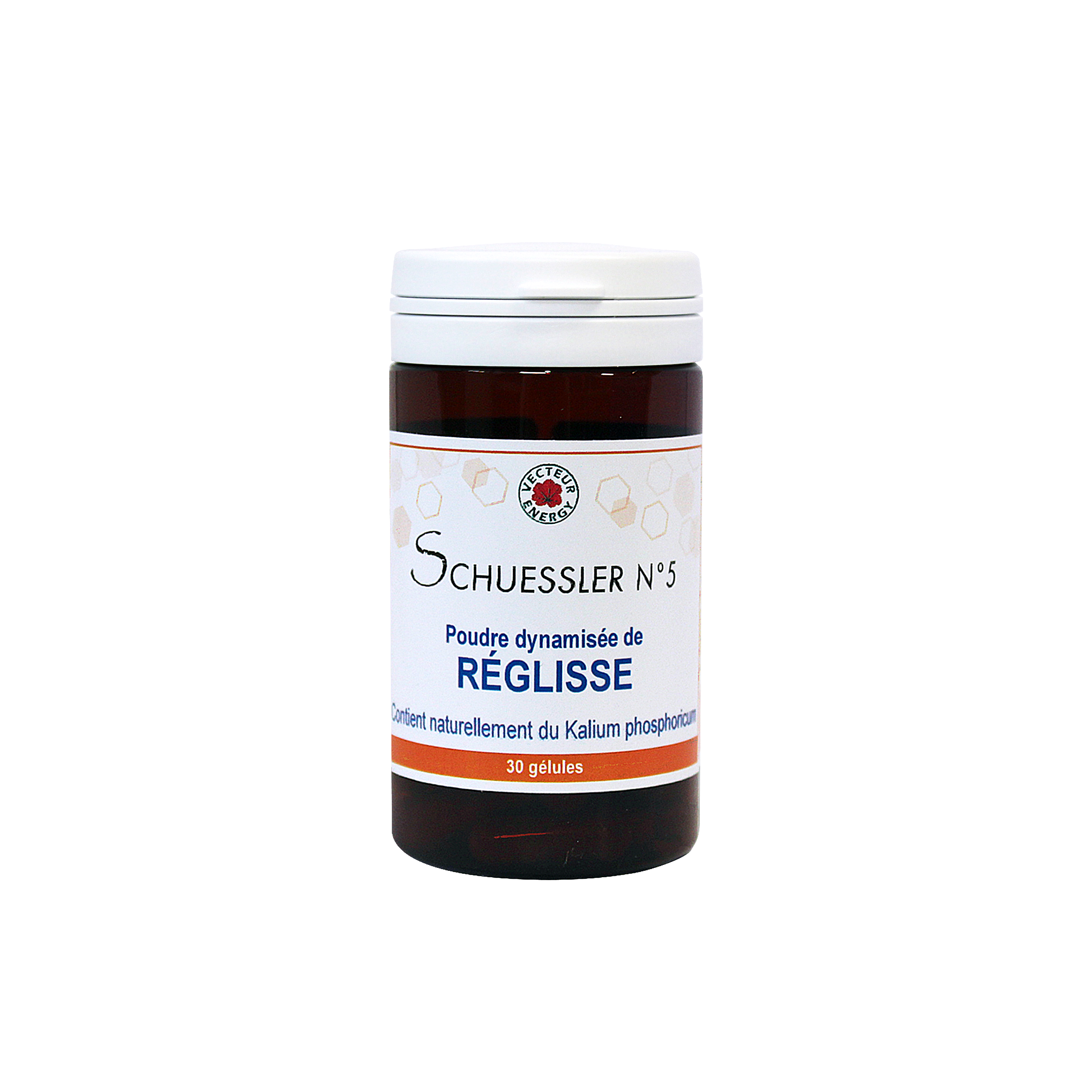 Sels biochimiques de Schuessler N°5 - Réglisse - Kalium phosphoricum - 30 gélules